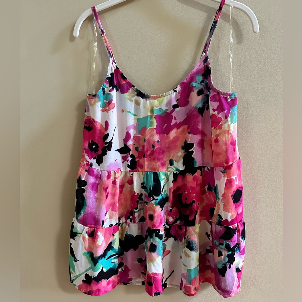 Spring watercolors tank